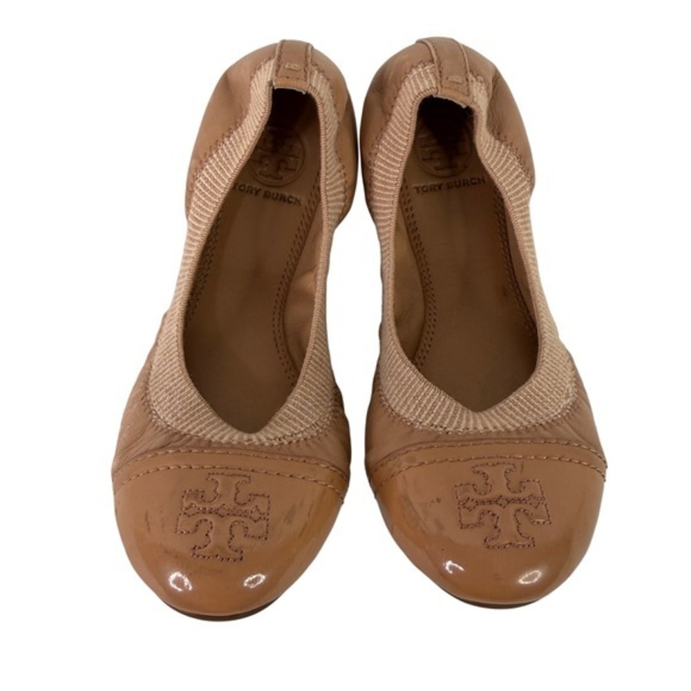 Tory Burch Nude Gabby Ballet Flats Size 5